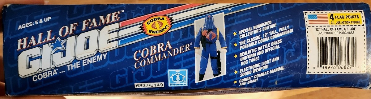 Vintage G.I. Joe Hall of Fame Cobra Commander Collectable