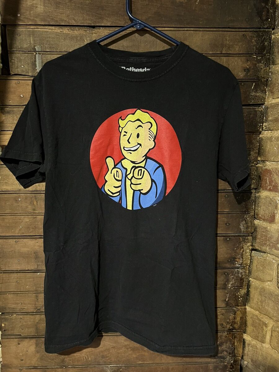 FALLOUT Official BETHESDA Vault Boy Logo GRAPHIC T-SHIRT FALLOUT Official BETHESDA Vault Boy Logo GRAPHIC T-SHIRT