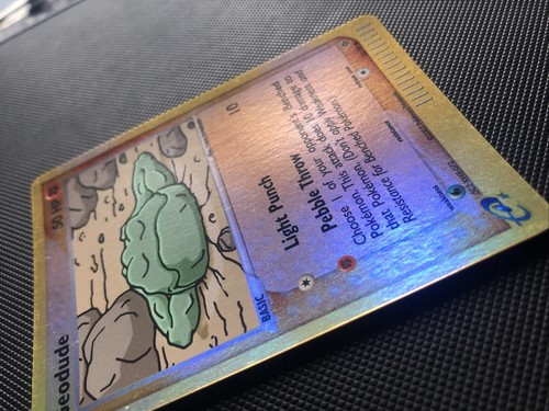 Pokemon Karte Geodude Reverse Holo 2003 Ex Dragon 55/97 Nintendo Rare Light Play - Bild 7 von 11