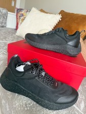 Image of Hugo Boss Wayne Runn black men’s running trainers, brand new in box