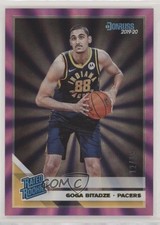 2019 Panini Donruss Rated Rookie Holo Purple Laser 12/15 Goga Bitadze #217 01xd