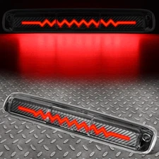 [SEQUENTIAL HEARTBEAT LED]FOR 99-07 SILVERADO SIERRA CARBON THIRD BRAKE LIGHT