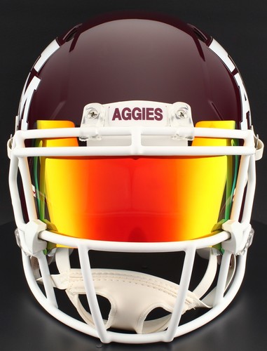 TEXAS A&M AGGIES NCAA Riddell Speed Full Size REPLICA Football Helmet - Picture 4 of 10
