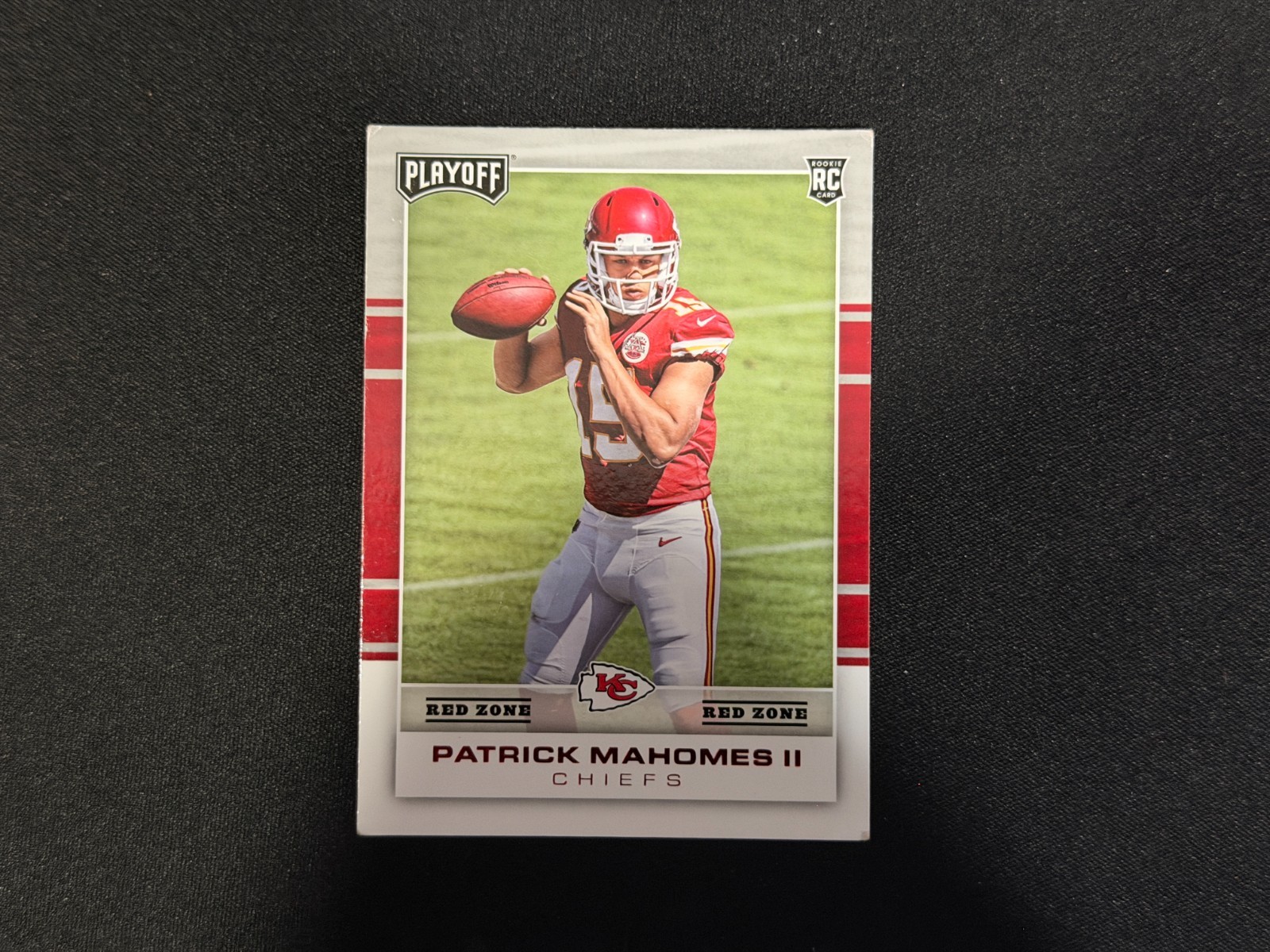 2017 Panini Playoff - Rookies Patrick Mahomes II #204 Red Zone (RC)