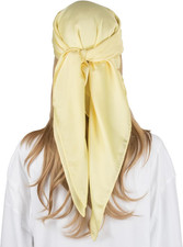 RIIQIICHY 35 Inch Head Scarf for Women Hair Scarf Like Silk Scarf Square Scarf B