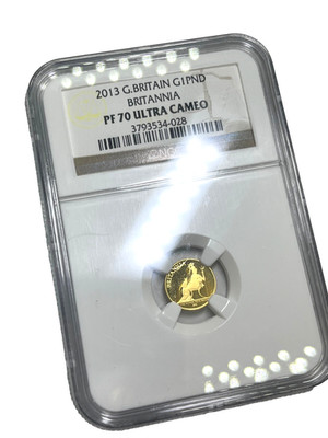 2013 Britannia NGC PF70 Ultra Cameo 1/20 oz Gold 1 Pound Coin
