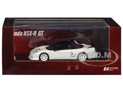HONDA NSX-R GT RHD CHAMPIONSHIP WHITE 1/64 DIECAST MODEL BY