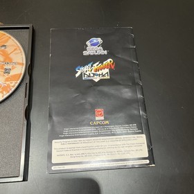 Sega Saturn - Street Fighter Alpha Warriors Dreams - manual/disc 