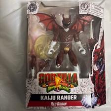 Figura roja Playmates Godzilla Mighty Morphin Power Rangers Kaiju Ranger