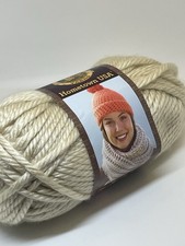 Lot 3 Skeins: Lion Brand Color 099. 142g Ea. Hometown USA Yarn Preowned READ