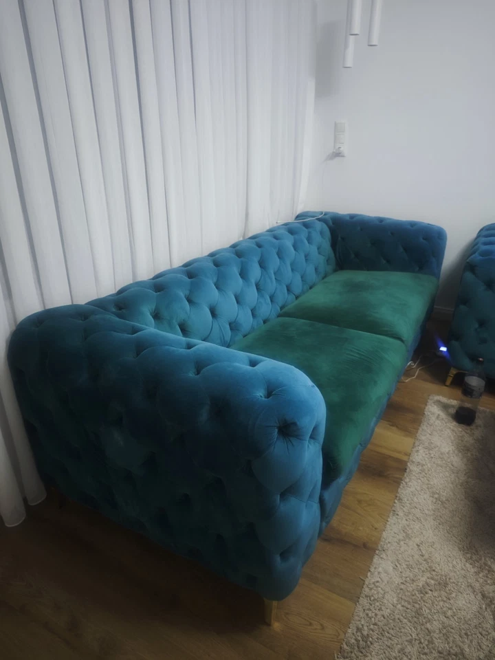 Chesterfield Sofa, 3-Sitzer LETZTE CHANCE KOMMT WEG - Bild 2 von 3
