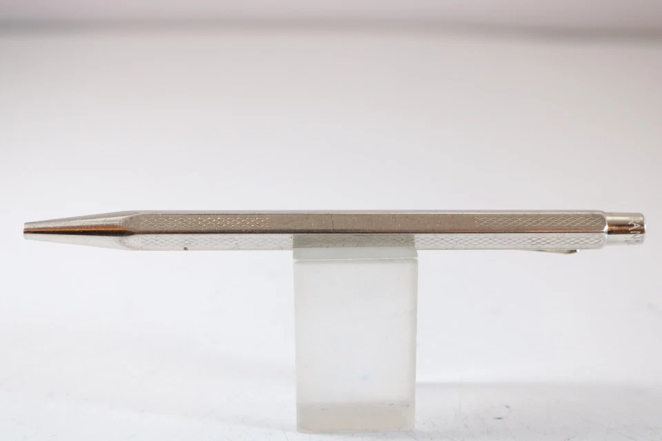 Vintage Caran d'Ache Ecridor Arlequin Rhodium Plated Ballpoint Pen - Image 3 of 4