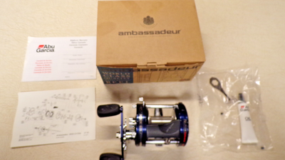 ABU GARCIA AMBASSADEUR FISHING REEL W/ BOX - 6500-C4 ELITE - CLEAN