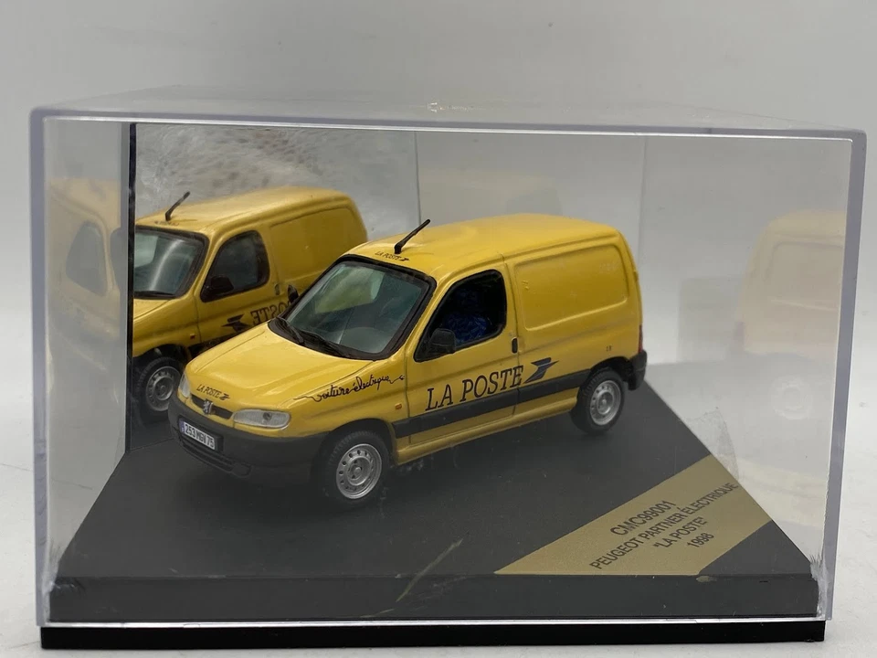 VITESSE Peugeot Partner Electrique LA POSTE 1998 MINIATURE furgone metallo - Immagine 3 di 4