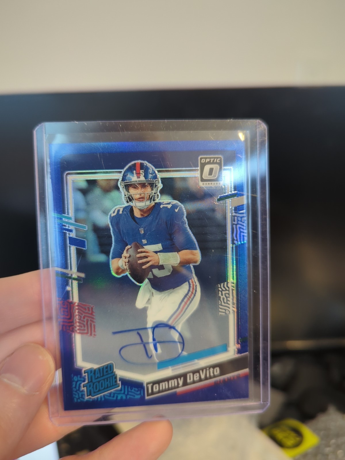 TOMMY DEVITO 2023 DONRUSS OPTIC RATED ROOKIE BLUE PRIZM RC AUTO /99 Q2687