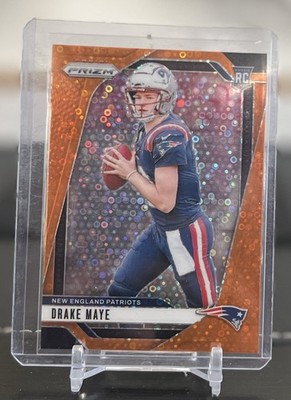 2024 Panini Prizm - Rookies Drake Maye #329 Disco Prizm (RC)