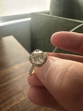 1.56 Ct Diamond Engagement Ring (lab Grown) Size 6, 14 Ct Gold