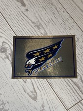1995-96 Panini Album Sticker Card Hockey Team Logo Washington Capitals #142 NHL