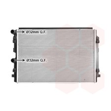 VAN WEZEL Kühler Wasserkühler für VW T-Cross 1.0 TSI 1.5 Polo Skoda Kamiq
