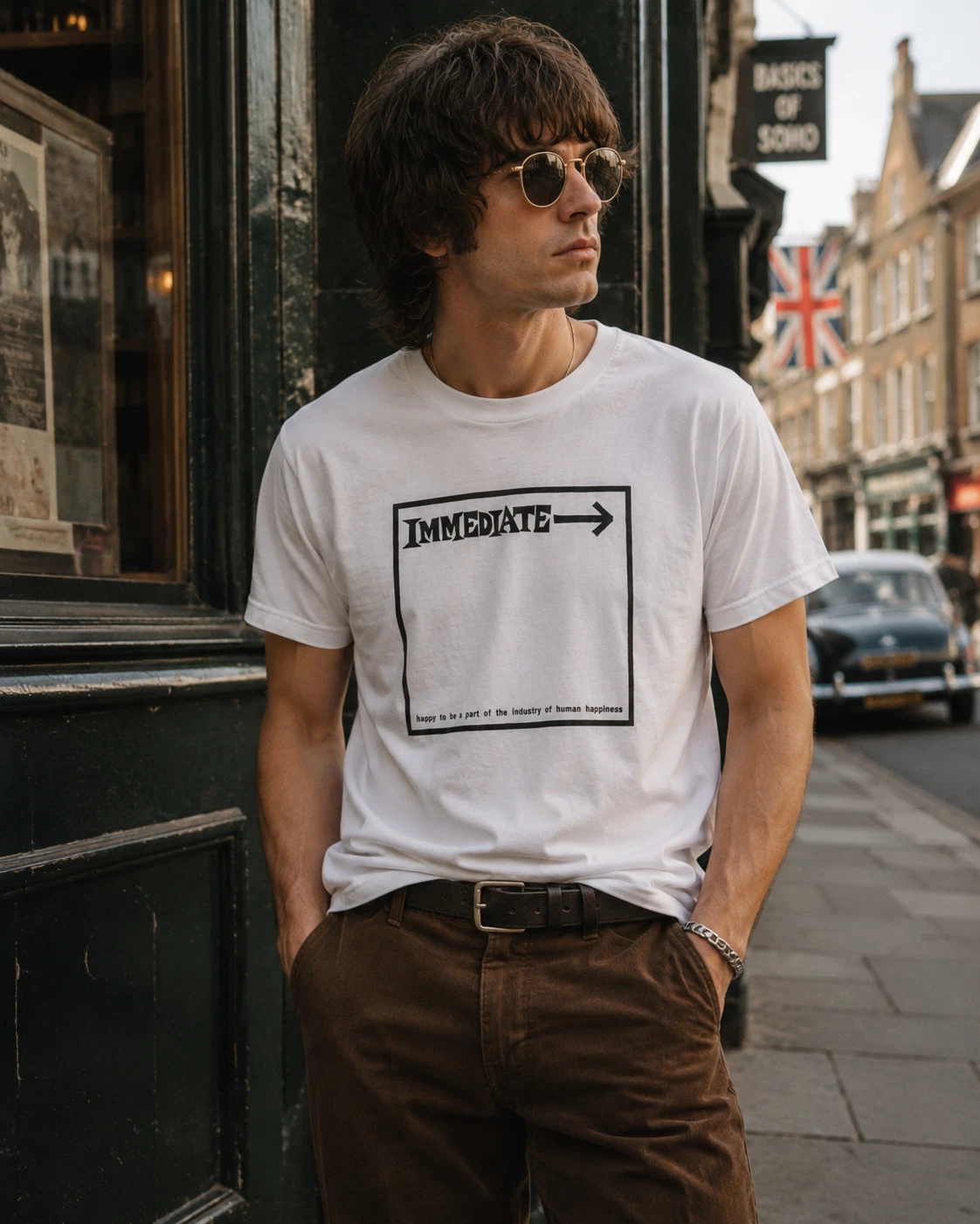 RARE! IMMEDIATE Records Vtg Fleetwood Mac 1960s Mod Rock London UK T-Shirt Sz S