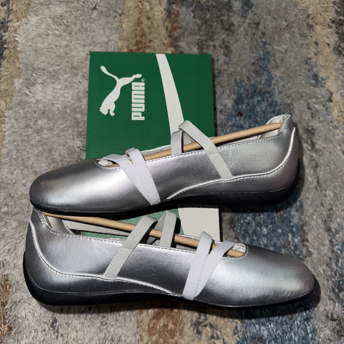 PUMA Speedcat Ballet シルバー Size 9 - PUMA Speedcat Ballet Metallic - Silver W | eBay