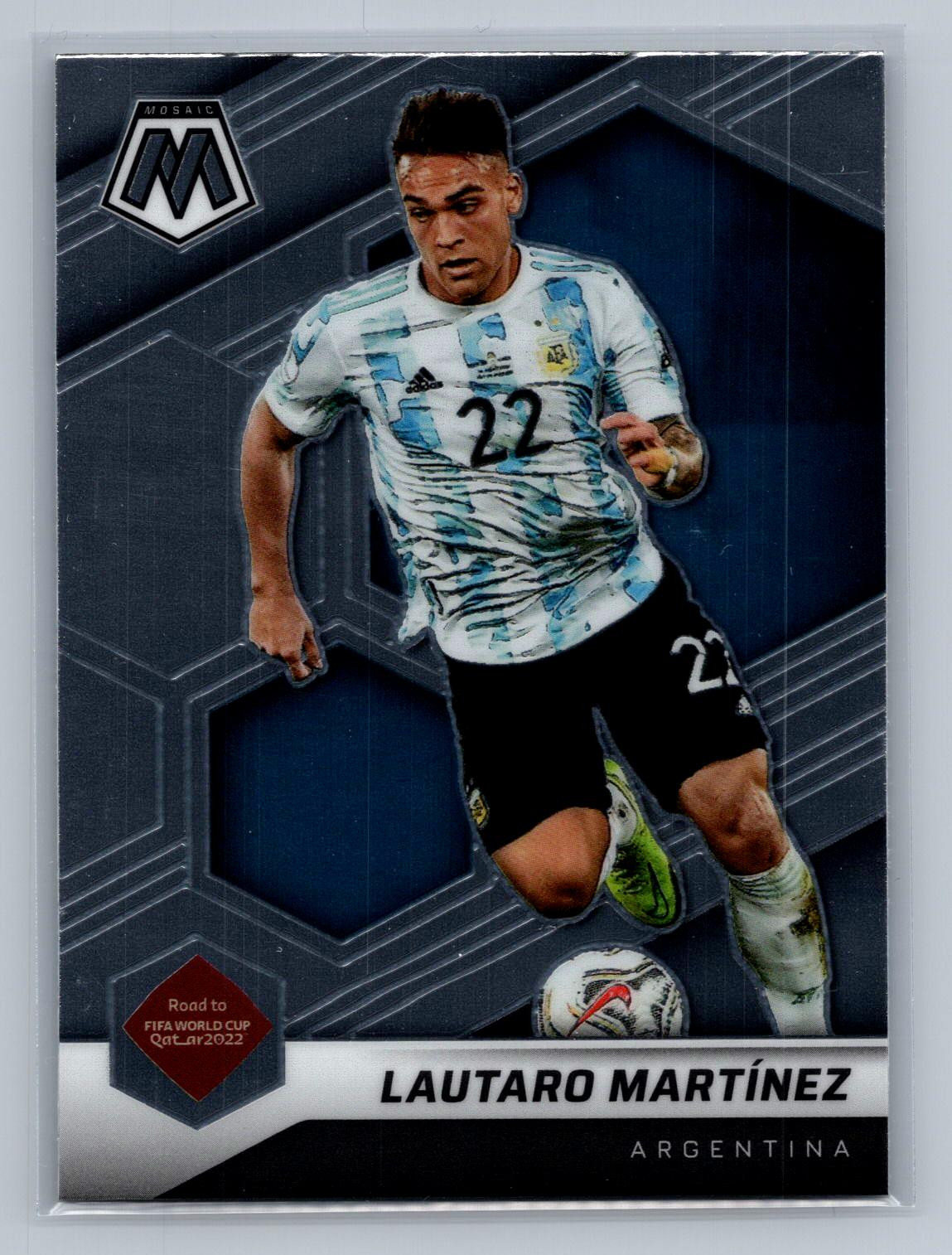 Lautaro Martinez 2021-22 Panini Mosaic Road to FIFA World Cup