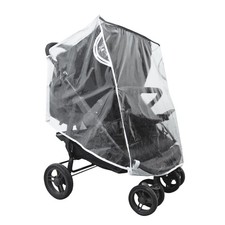 Double Stroller Rain Cover, Universal Waterproof Large Pack of 1 , Clear