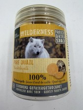 3 × REAL NATURE Wilderness Freeze Dried Hund Snack Pure Quail 50g Wachteleigelb