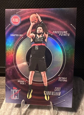 #ad 2025 Topps Signature Class Cade Cunningham Pressure Points SSP PISTONS $100.00