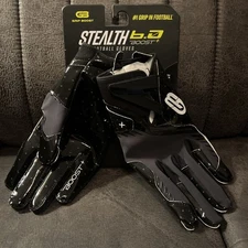 Grip Boost Football Gloves Peace Stealth 6.0 Boost Plus Sticky Technology  XL