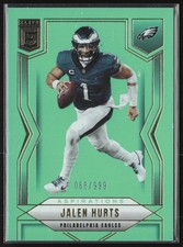 2025 Donruss Elite Jalen Hurts Aspirations Lime Green /999 #22 Philadelphia