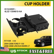 6L3Z1504810AA Dashboard Cup Holder Ash Tray Black For 2004-2008 Ford F-150
