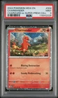 2024 POKEMON MEW EN-151 CHARIZARD EX SUPER-PREM COLL #004 CHARMANDER PSA 9