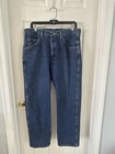 MEN'S COTTON BLUE JEANS - BY: WRANGLER REGULAR FIT - SIZE : 34 X 29 INCHES — photo 1