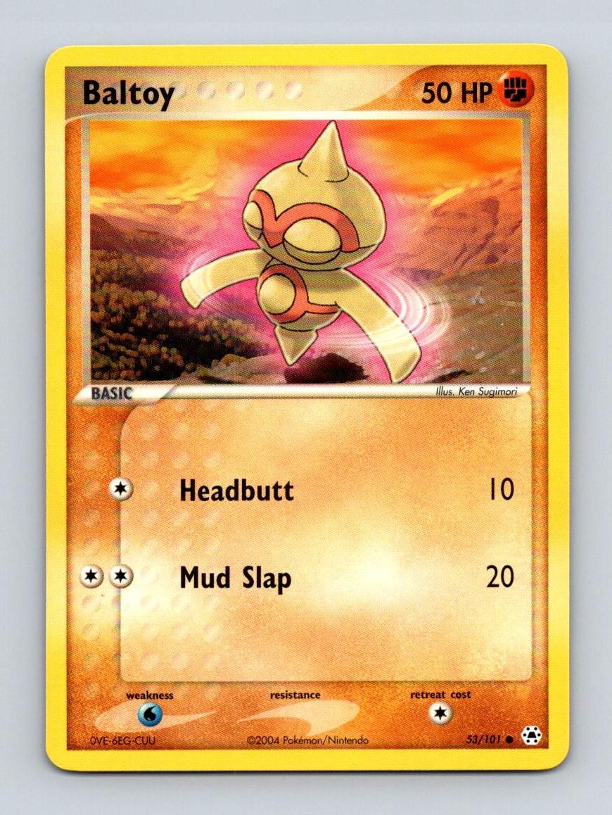 Baltoy 53/101 Common Hidden Legends Pokemon Near Mint
