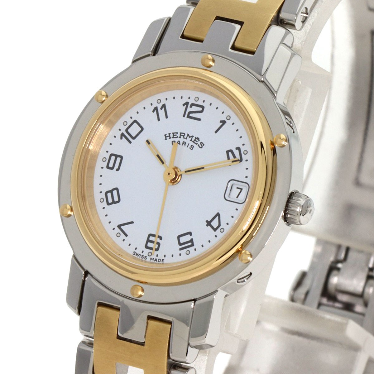 Hermes Cl4.220 Clipper Stainless Steel/Ssxgp Women'S | eBay