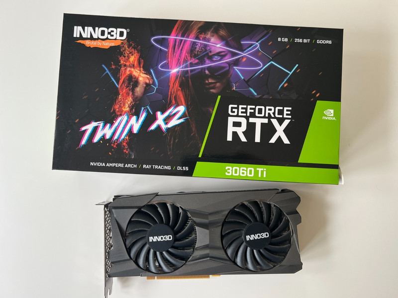nVIDIA Inno3D GeForce RTX 3060 Ti  TWIN X2 8GB GDDR6 Graphics Card