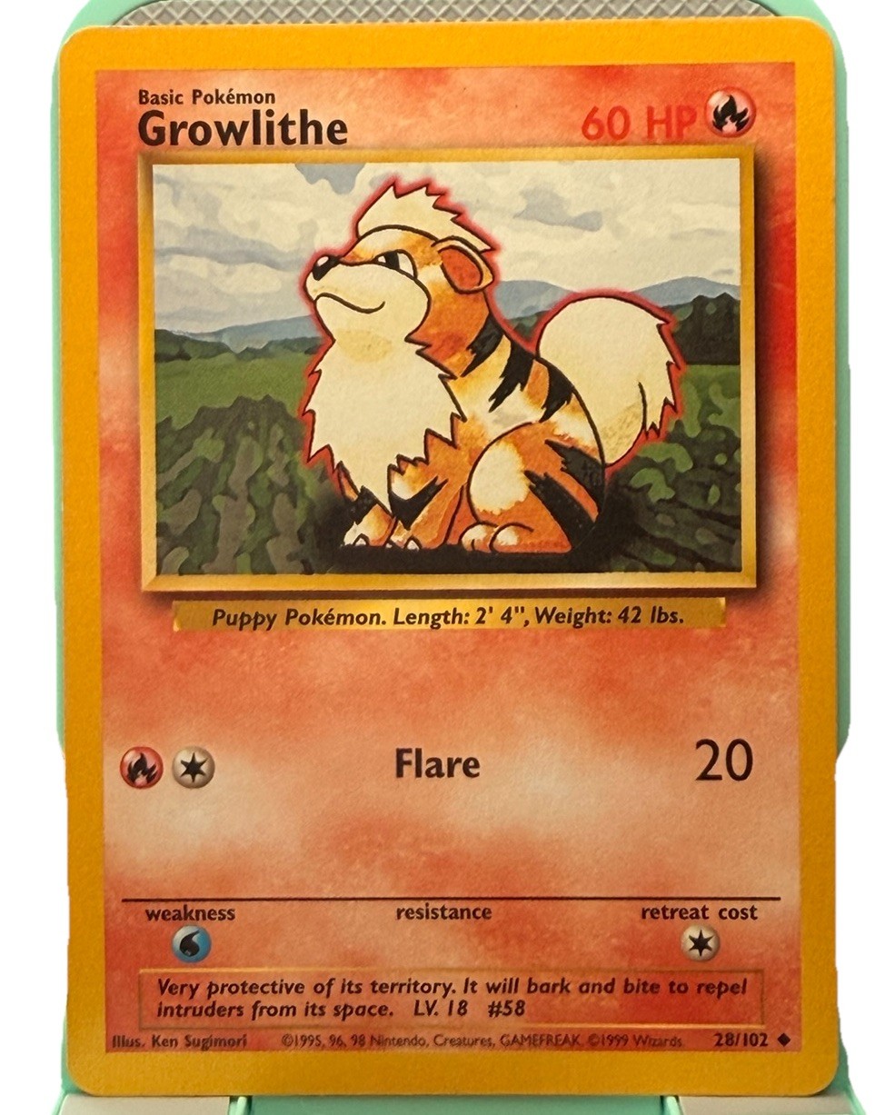 Pokemon TCG Legendary Collection Growlithe 45/110 Regular Uncommon English Basic
