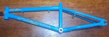 Blue Primo Integral Bel Air BMX Bike Frame 20.75 Top Tube (Odyssey, S&M)