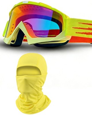 Motorcycle Goggles with Balaclava for Women | Dirt Bike ATV Racing Safety