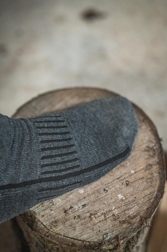 Seeland Field Heavy Merino Socks Grey Melange/Black Shooting Hunting Country - Picture 2 of 6