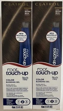 2 Clairol Root Touch-Up Color Blending Gel Dark Brown Semi-Permanent Lot of 2