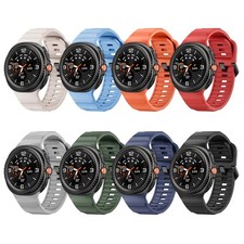 For Samsung Galaxy Watch8 Classic/Watch8 Soft Silicone Adjust Strap Sport Band