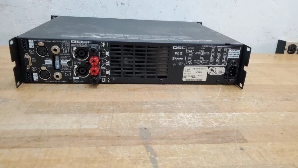QSC PL236 PowerLight 2 Series 2-Channel - Power Amplifier - Image 4 of 4