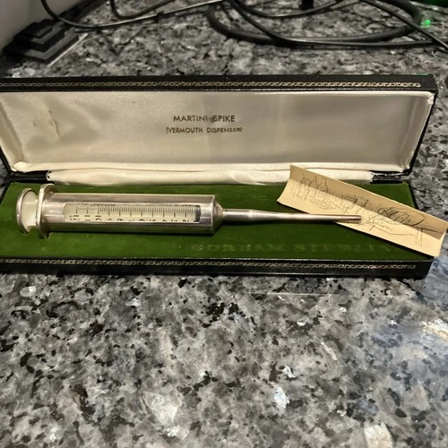 Gorham Sterling Silver Martini Spike Vermouth Dispenser