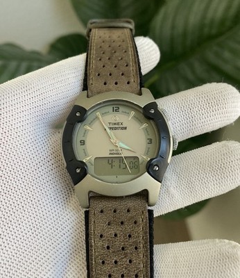 Vintage Timex Expedition i Control Watch Dual Analog Digital Indiglo NEW BATTERY