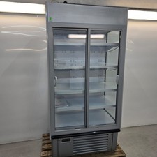 Fridge Multideck Double Door 685L Chilled Merchandising Food Drinks Commercia...