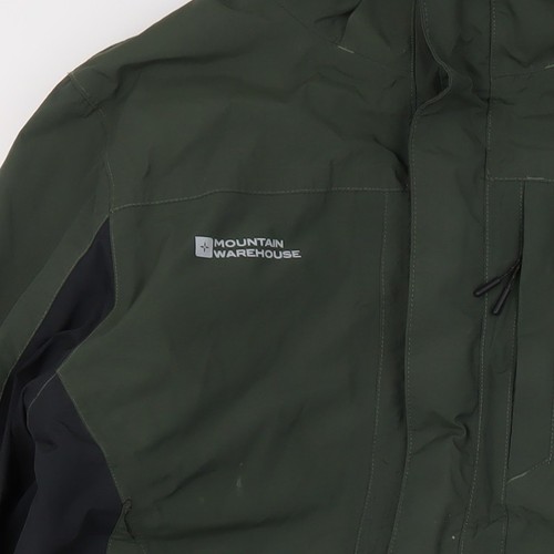 Mountain Warehouse Men's Green M Rain Coat - Picture 11 of 12