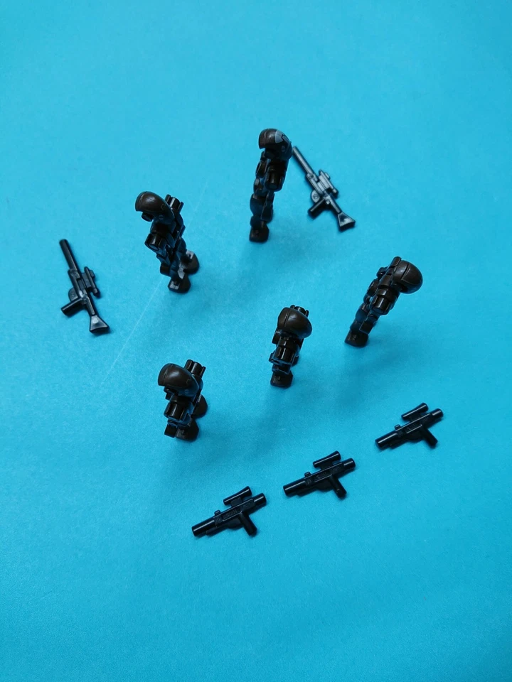 Lego Star Wars Lot 5 Minifigures Commando Droids and Captain Blasters 75002 9488 - Image 4 of 4