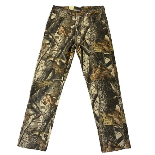 Vintage Y2K Wrangler Pro Gear Realtree Camo Hunting Denim Pants Size 36x34 NOS - Picture 2 of 11